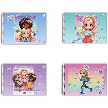 Caderno Desenho UNIV Capa Dura DEBBY 60F