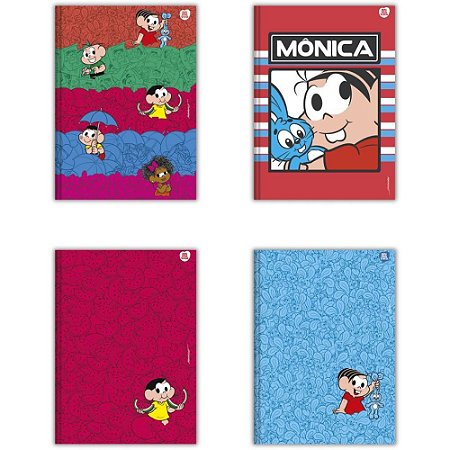Caderno Brochurao Capa Dura Turma da Monica 80F (17891321104290) PCT.C/05