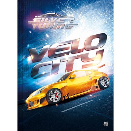 Caderno Brochura 1/4 Capa Dura Silver Tuning 80F (17891321104788)