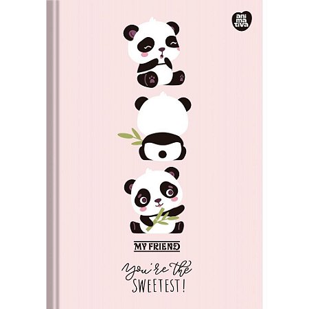 Caderno Brochura 1/4 Capa Dura MY Friend 80F (17891321104801)