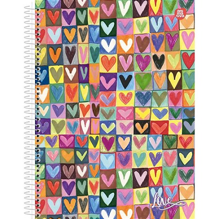 Caderno 10X1 Capa Dura Love 160F (0000001098747)
