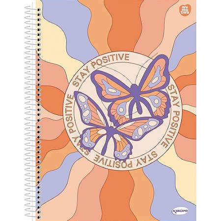 Caderno 10X1 Capa Dura KBOM Feminino 200F (17891321101572)