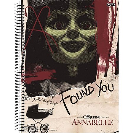 Caderno 10X1 Capa Dura Horror 160F