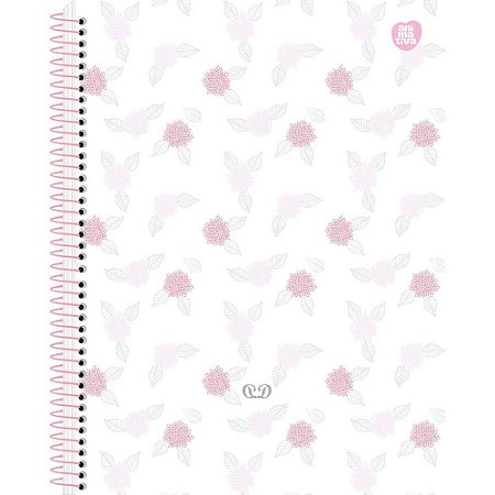 Caderno 01X1 Cp.dura Colegial Detalhes Glitter 80F