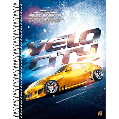 Caderno 01X1 Capa Dura Silver Tuning 80F (17891321101640)