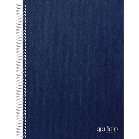 Caderno 01X1 Capa Dura Graffiato Azul 120F  PCT.C/04