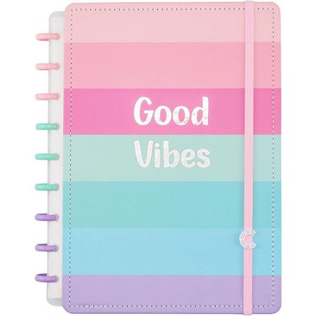 Caderno Inteligente Medio Good Vibes BY INDY 80FLS