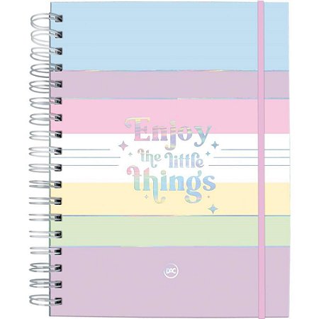 Caderno 10X1 Capa Dura ENJOY SMART 80F.C/ELASTICO