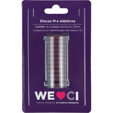 Caderno Inteligente Discos Medio 23MM 12DISCOS+ELAST BORD