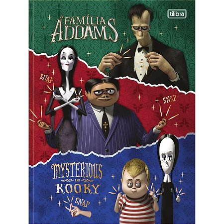 Caderno Brochurao Capa Dura Familia ADDAMS 80FLS.