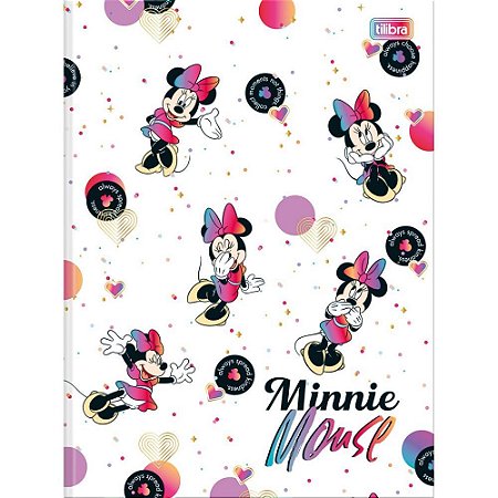 Caderno Brochurao Capa Dura Minnie 48FLS.