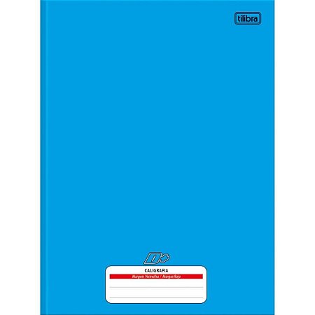 Caderno Caligrafia Capa Dura D+ 96F UNIV. BROCH. Azul PCT.C/05