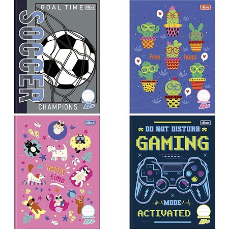 Caderno Caligrafia Capa Dura D+ 40FLS. Brochura VERT. PCT.C/08