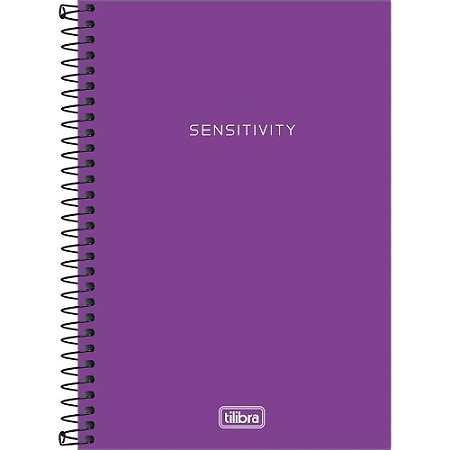 Caderno Espiral 1/4 Capa Dura Neon 80FLS Roxo PP