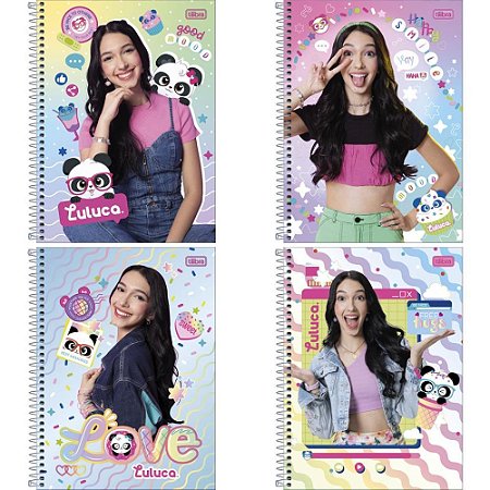 Caderno 01X1 Capa Dura Luluca 80FLS PCT. C/04