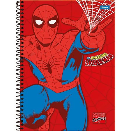 Caderno 15X1 Capa Dura Marvel Comics 240F
