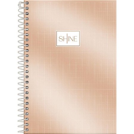 Caderno Espiral 1/4 Capa Dura Shine  80F