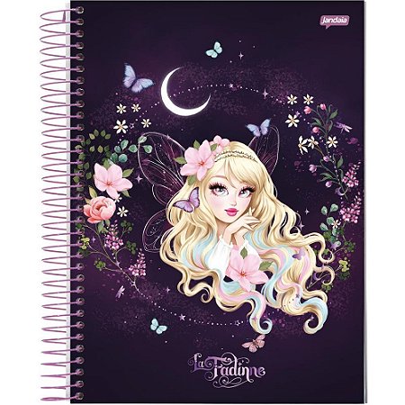 Caderno 10X1 Capa Dura LA Fadinne 160FLS