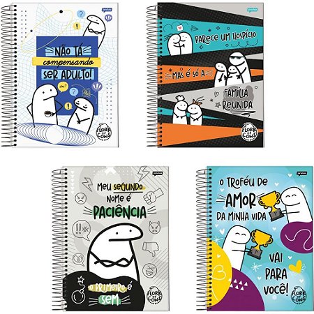 Caderno 15X1 Capa Dura FLORK 240FLS