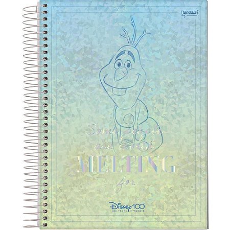 Caderno 01X1 Capa Dura Disney 100TH 80FLS. PCT.C/04