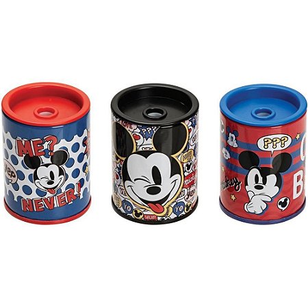 Apontador com Deposito Decor. Mickey Metal