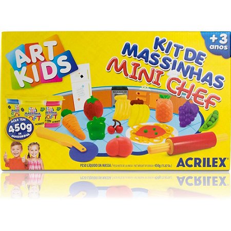 Massa para Modelar Criativa ART KIDS Mini CHEF
