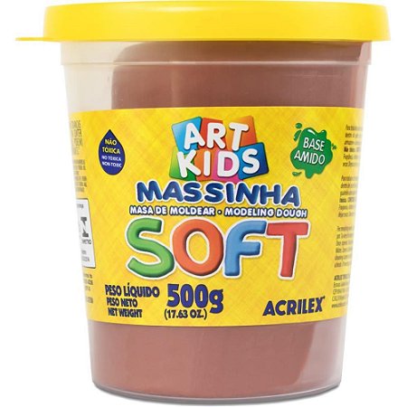Massa para Modelar SOFT 500G.CHOCOLATE BS Amido