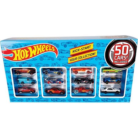 Hot Wheels DIE-CAST HW Pacote 50 Carros