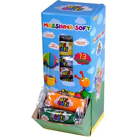 Massa para Modelar SOFT Utiguti 50G Cores SORT.