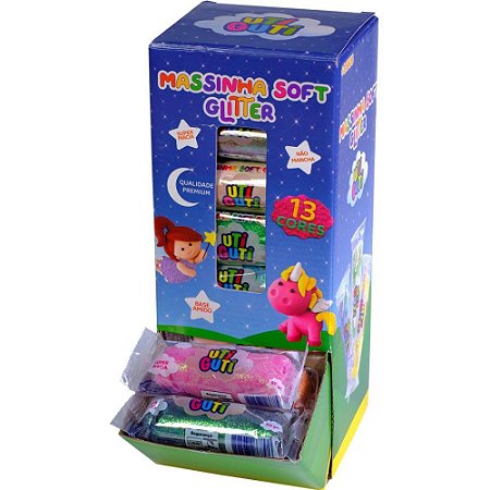 Massa para Modelar SOFT Utiguti Glitter 50G (S)
