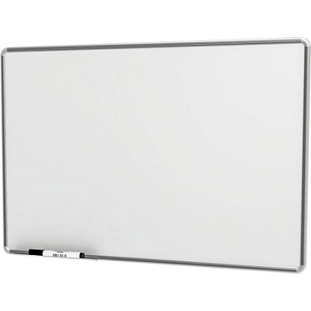 Quadro Branco Moldura Aluminio 120X90CM. Popular
