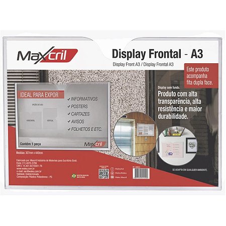 Quadro Multiuso A3 Cristal Office