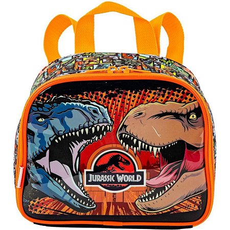 Lancheira Termica Jurassic Battle MAO/OMBRO 18CM