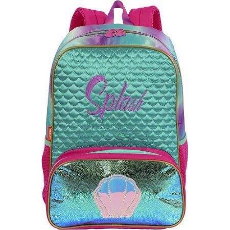 Mochila Infantil Mermaid G Colorida 41CM