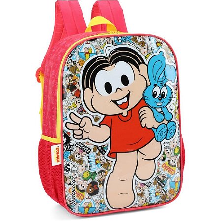 Mochila Infantil T. da Monica G Vermelha