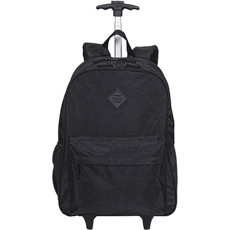 Mochila com Rodinha Rolling Crinkle 50CM Preto