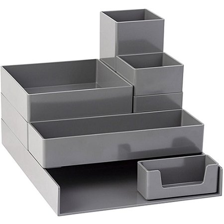 Acessorio para Mesa KIT Modular Cinza 8 Pecas