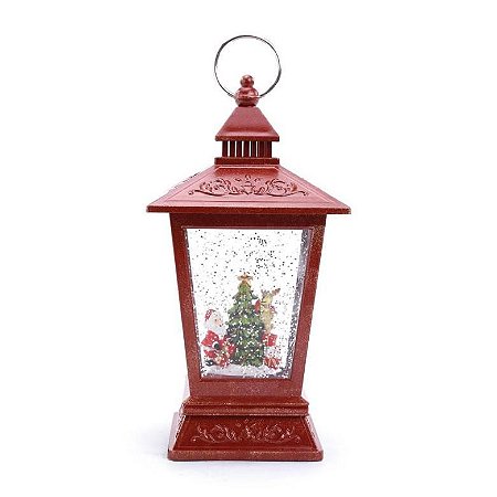 Lanterna Papai Noel e Rena com LED  26X12 Cromus 1114644
