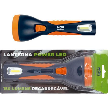 Lanterna Power LED 150LUMENS Recarreg.