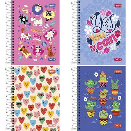 Agenda 2024 D+ Feminina CD Espiral 176FLS