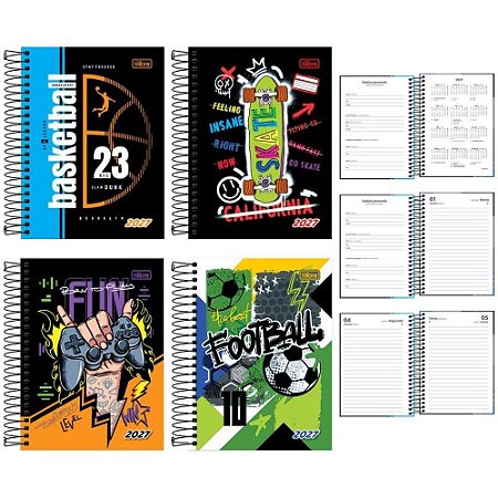 Agenda 2024 D+ Masculina CD Espiral 176FLS