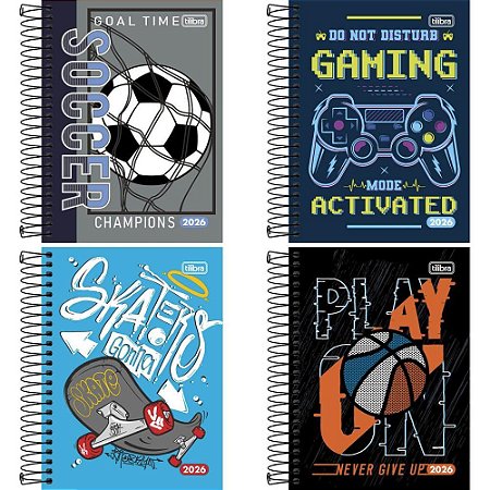 Agenda 2024 D+ Masculina CD Espiral 176FLS