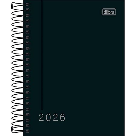Agenda 2024 Pepper Preta CD Espiral 160FLS