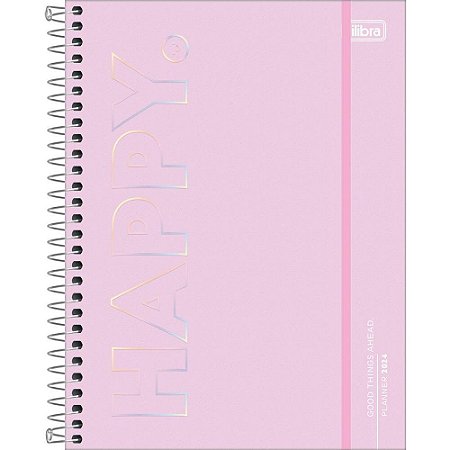 AGENDA/PLANNER 2024 HAPPY CD Espiral 80FLS