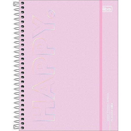 AGENDA/PLANNER 2024 HAPPY CD Espiral 80FLS