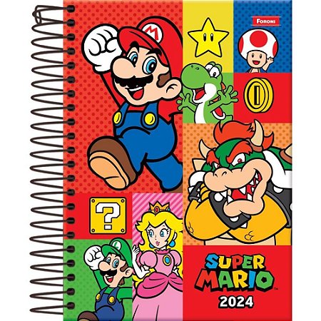 Agenda 2024 Super Mario BROS 176F.130X188C