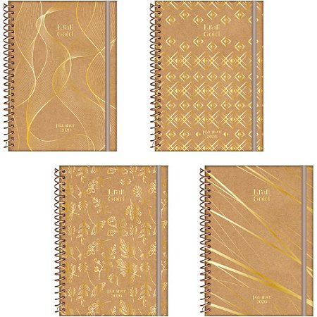 AGENDA/PLANNER 2024 KRAFT GOLD Espiral 160FLS (S)