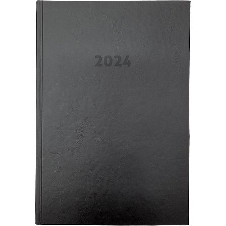 Agenda 2024 Diaria 328F. 138X200MM Preta