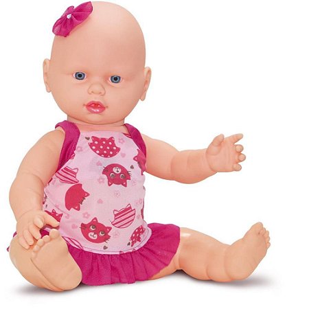Boneca com Mecanismo Bebe Tagarela 44CM