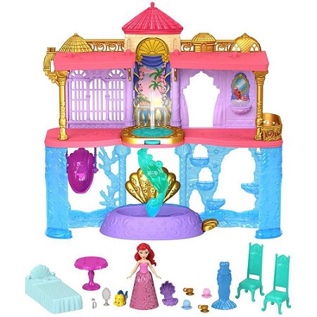 Boneca Disney Princesa Mini Castelo da Ariel